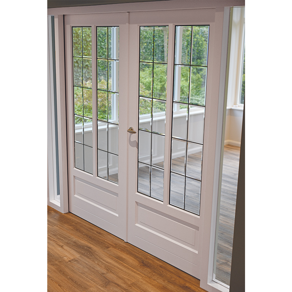 Binnendeur Austria Colour Lux Plus Rouen met geplaatst Glas-in-lood Udine